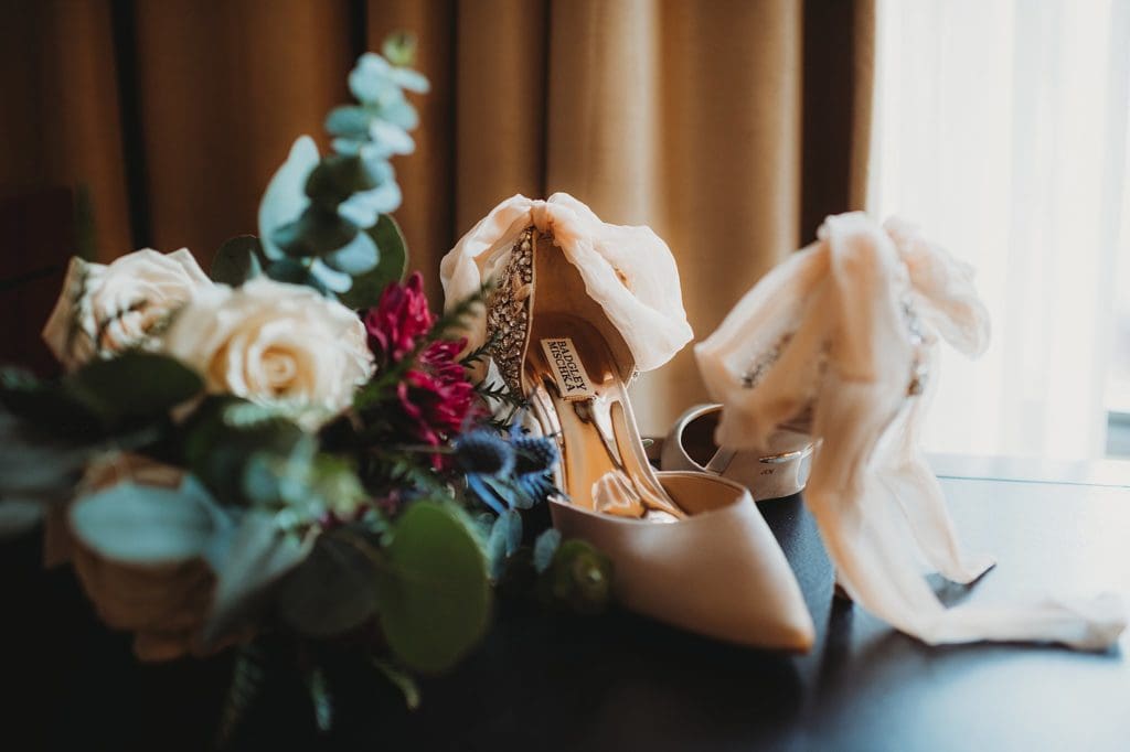 ballet inspired wedding heels