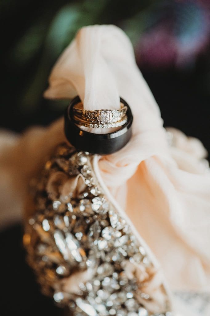ring on bridal ballet inspired heels