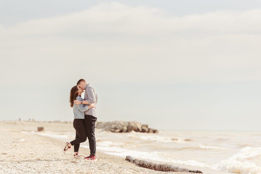 mckinley marina couples session in milwaukee