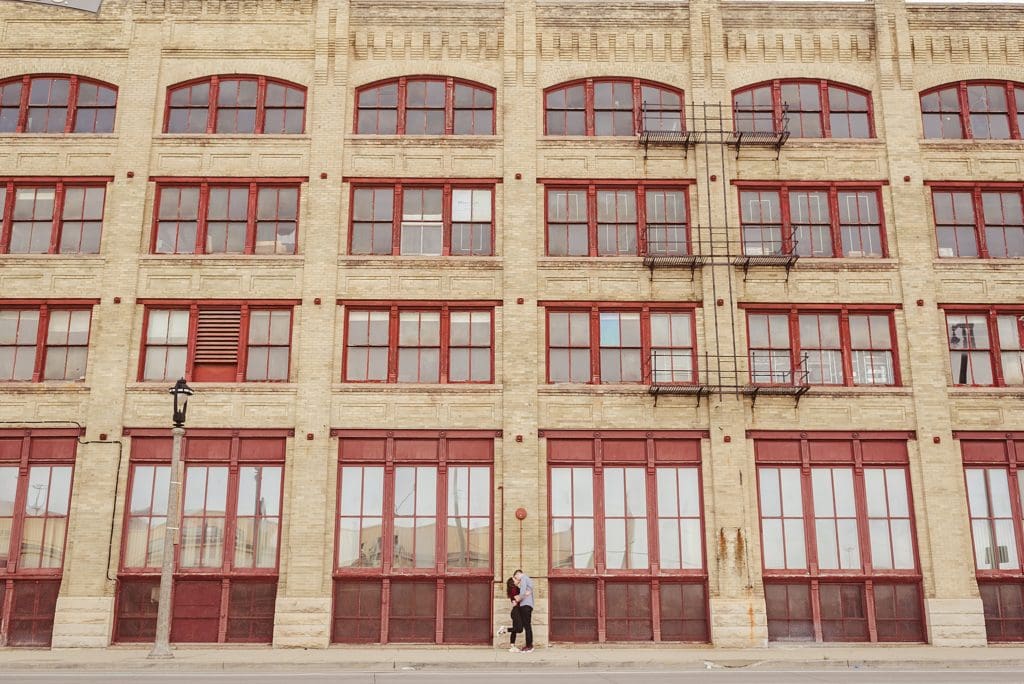 downtown milwaukee couples session