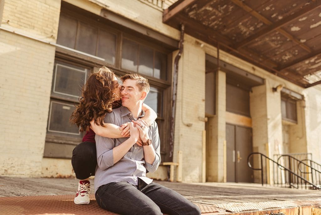 downtown milwaukee couples session