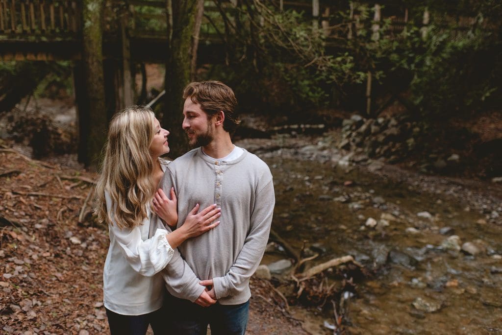 Engagement at Lions Den Nature Preserve in Grafton Wisconsin