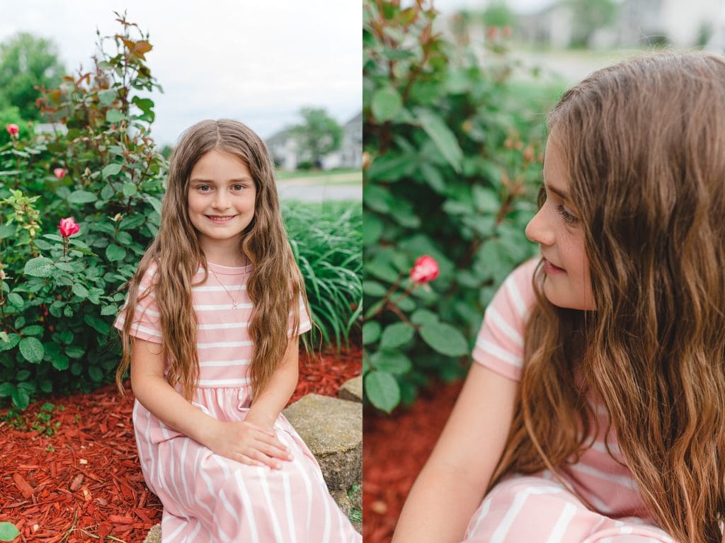 backyard family photography session in southeastern wisconsin