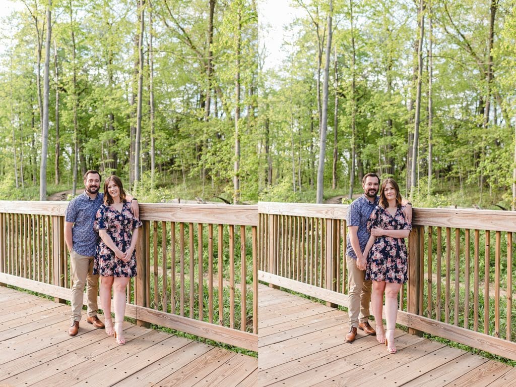 petrifying springs park engagement session