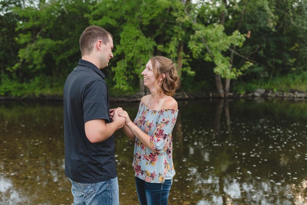 southern wisconsin engagement photography session