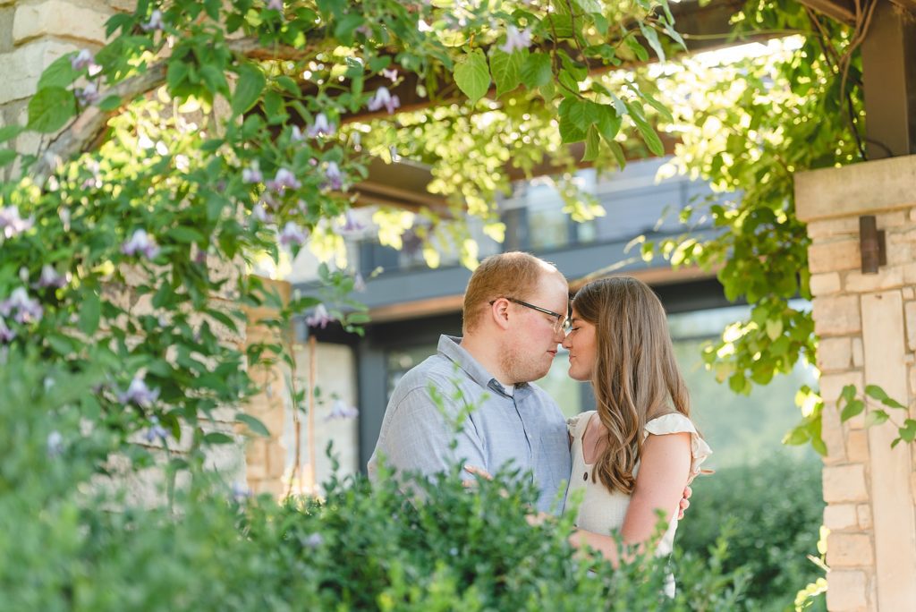 summer engagement photos in madison wisconsin