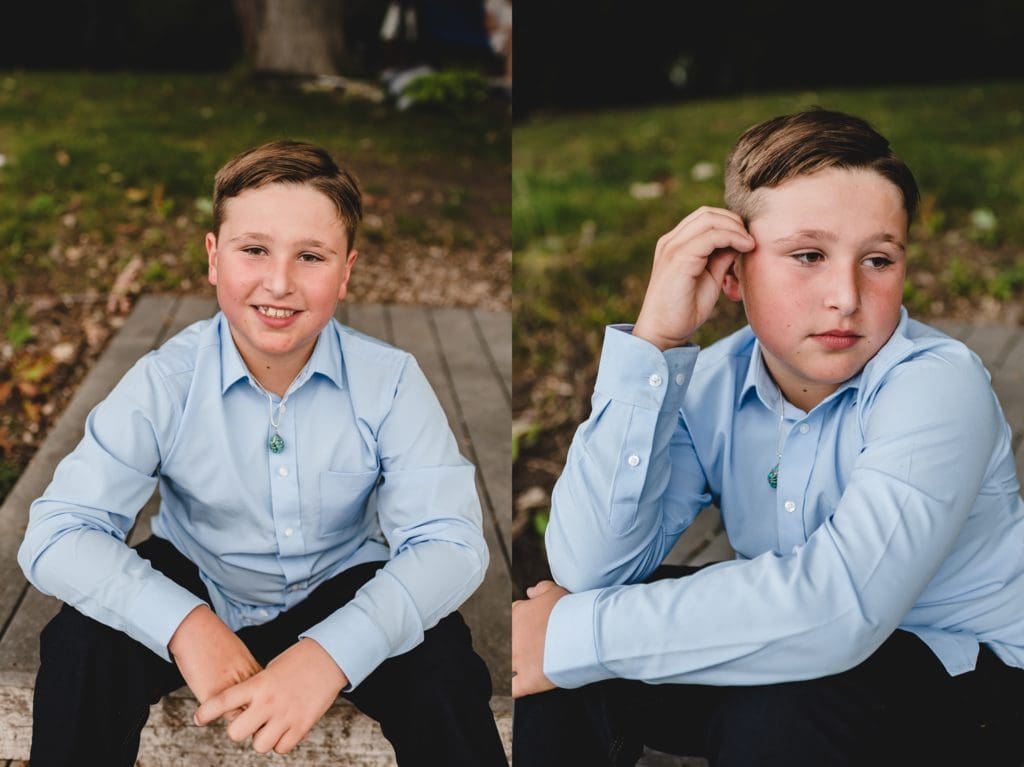 tween photos during family session