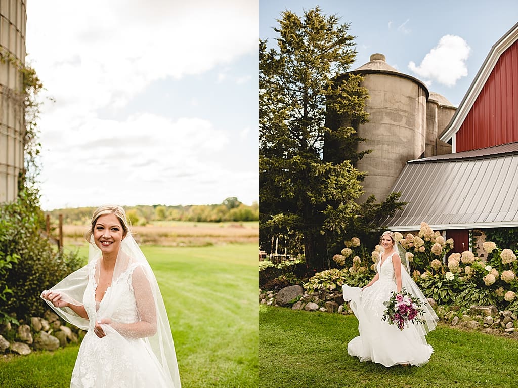 bridal portraits at elderberry manor in west bend