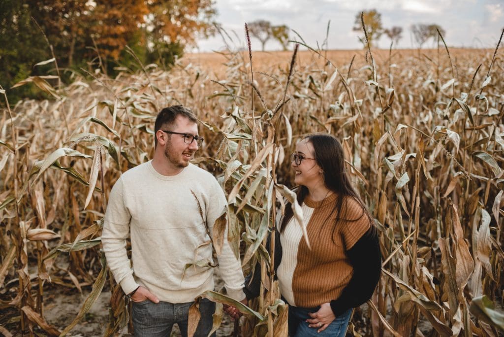 Engagement Session at Carver-Roehl County Park in Darien
