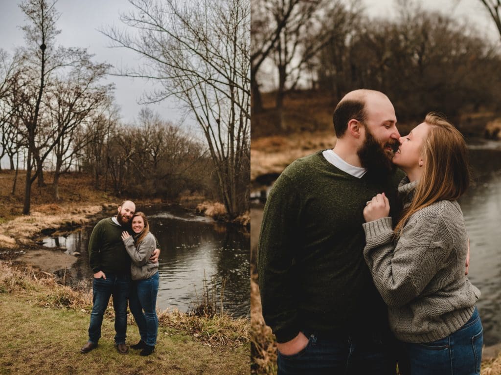 engagement session at white river county park