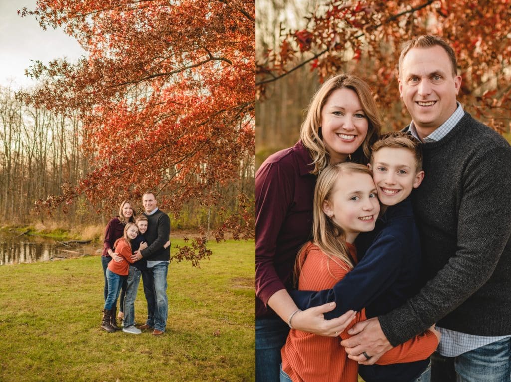 family photos at muskego park in wisconsin