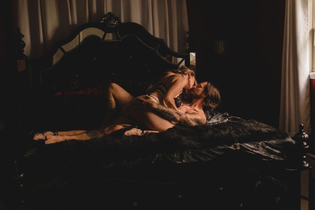 super sexy couples boudoir session