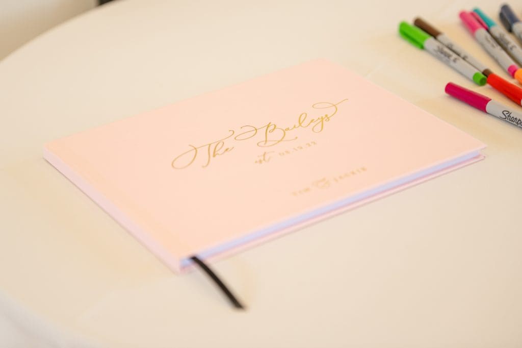 guest sign book