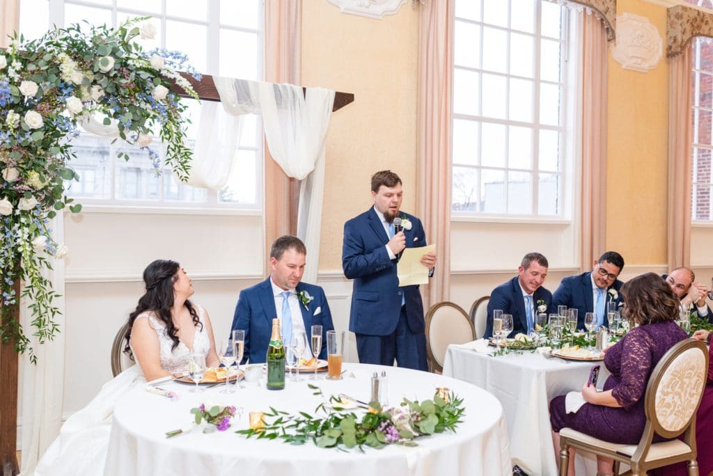 wedding reception speeches