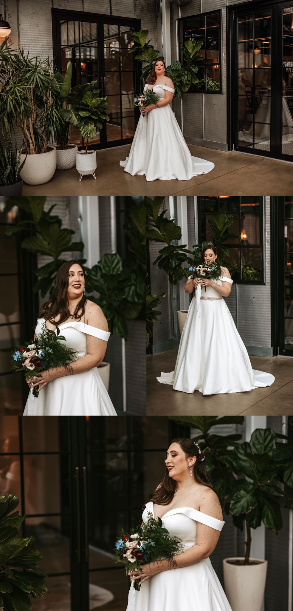 bridal portraits at the tinsmith in madison