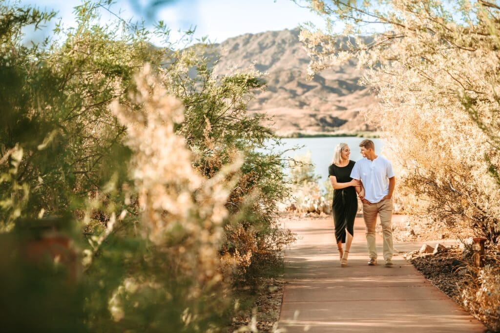 desert engagement session in lake havasu city