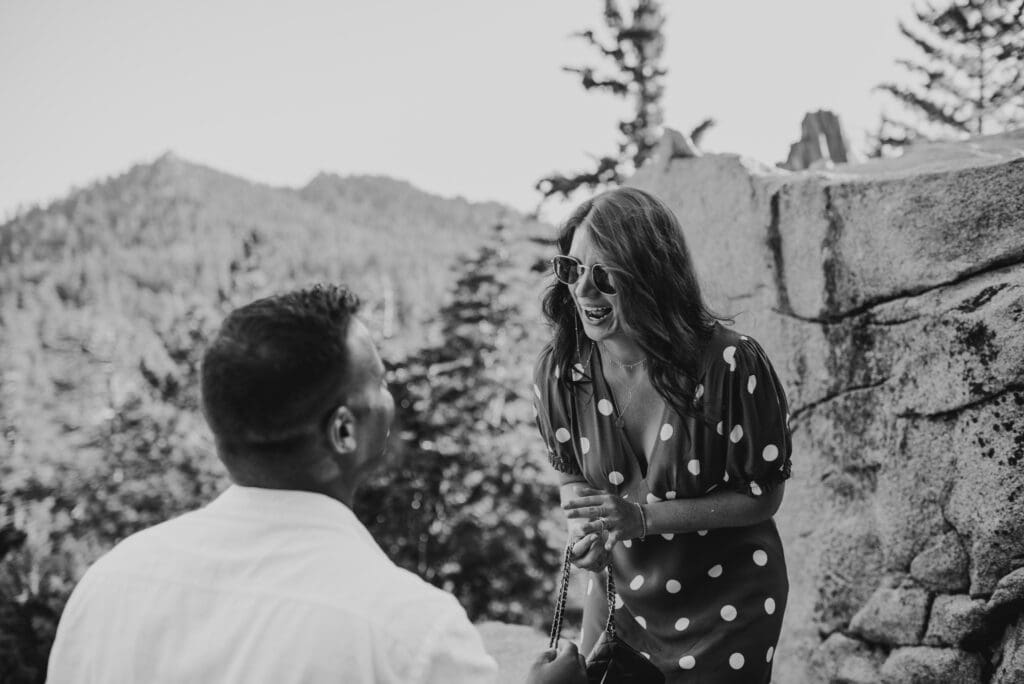 Surprise Proposal at the Palm Springs Tram
