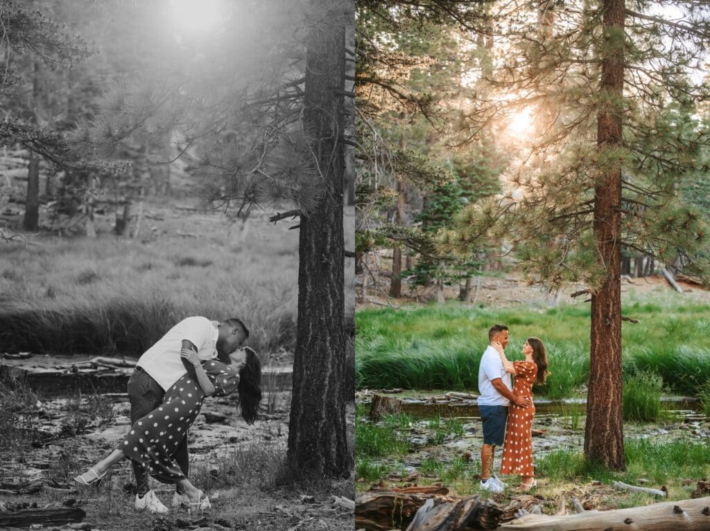 palm springs aerial tramway engagement photos