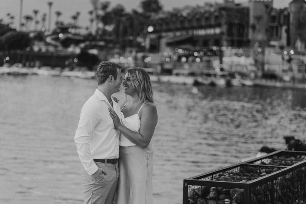 engagement photos in front of the london bride in lake havasu city