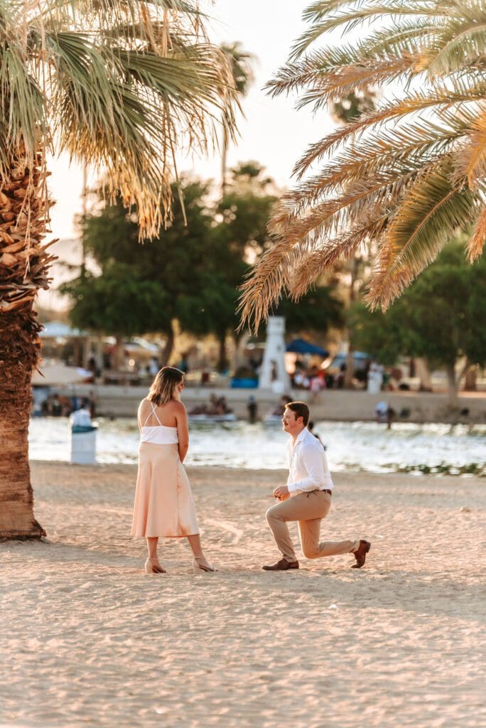 lake havasu surprise proposal photographer