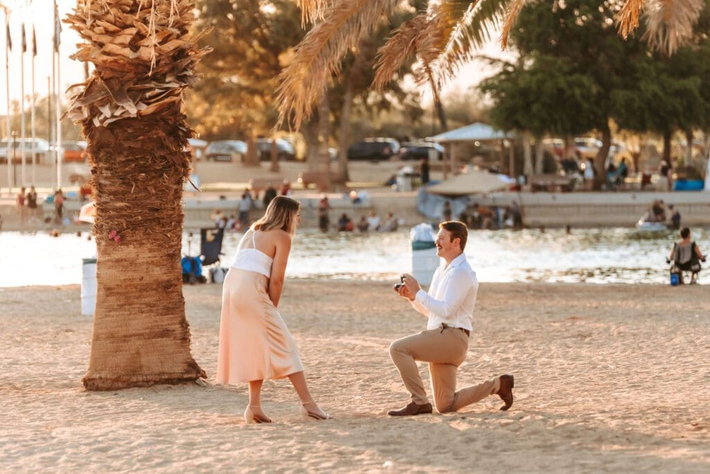 lake havasu surprise proposal photographer