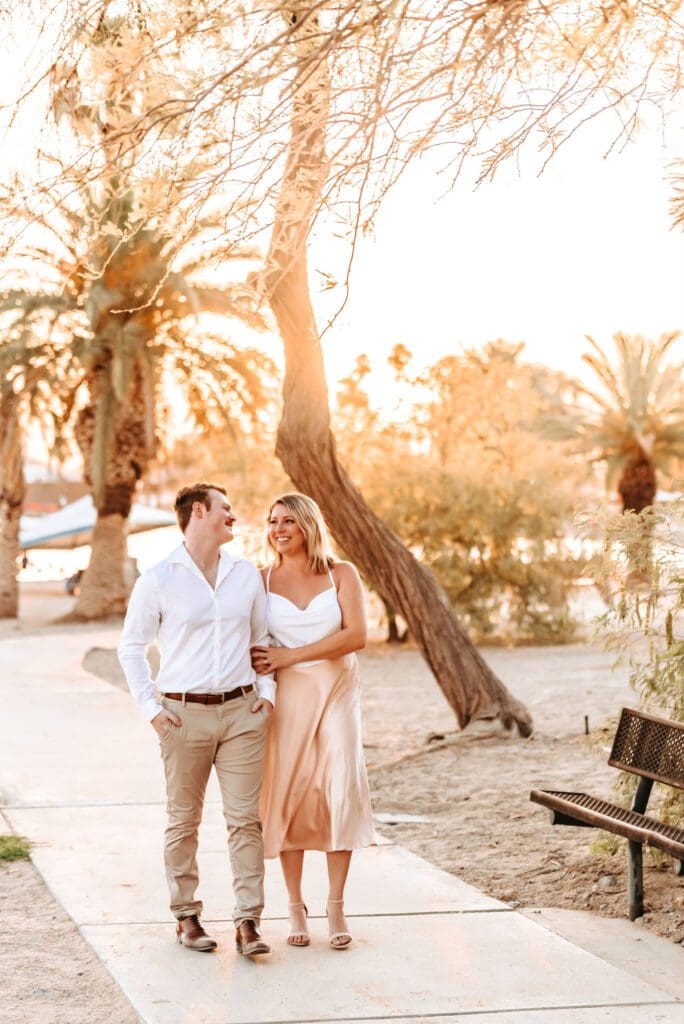 lake havasu surprise proposal by the channel