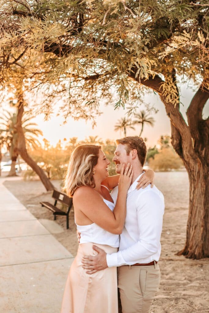 rotary park engagement photos in lake havasu city