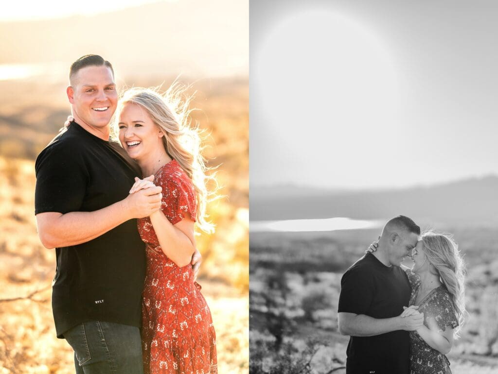 desert southwest engagement photos