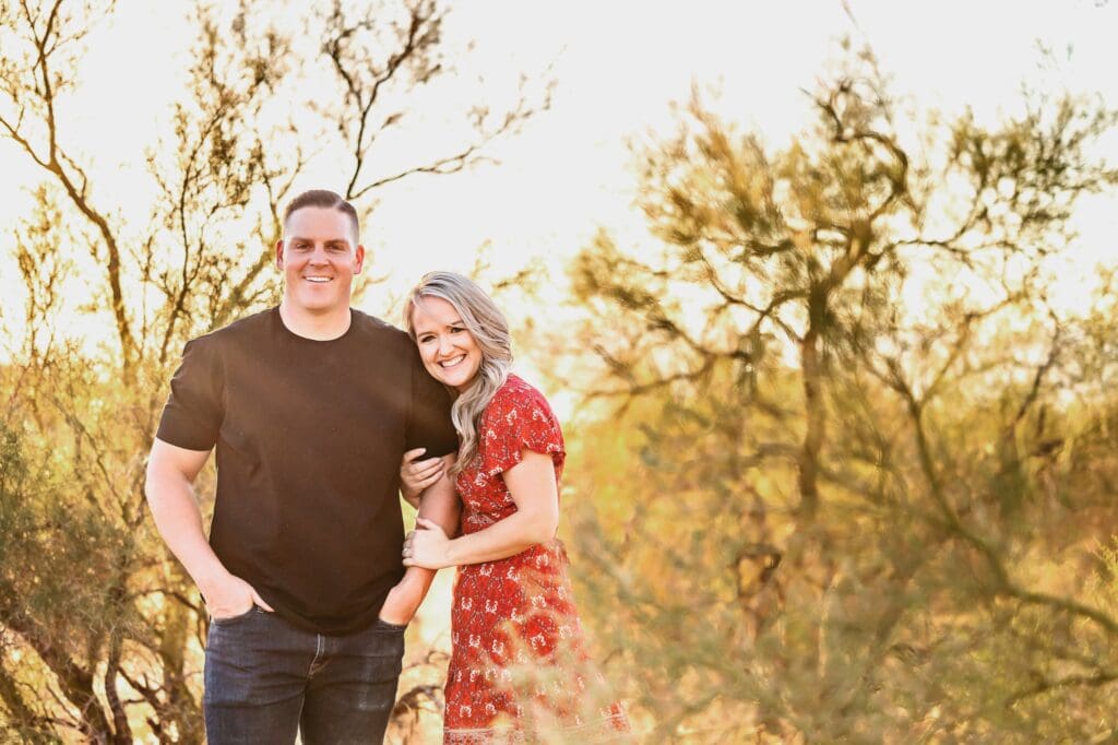 desert southwest engagement photos