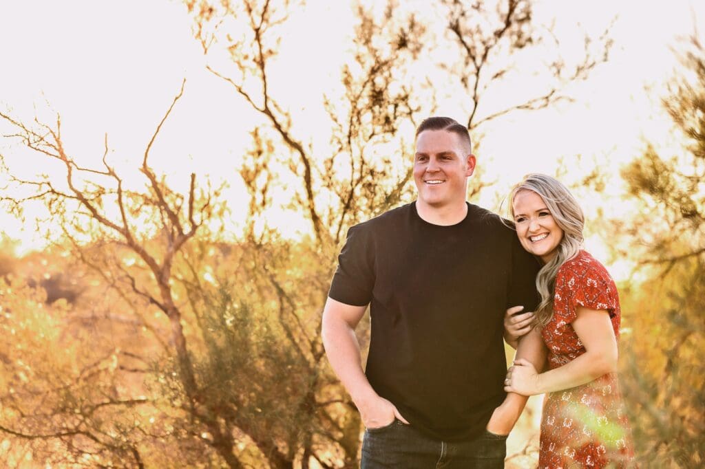 desert southwest engagement photos