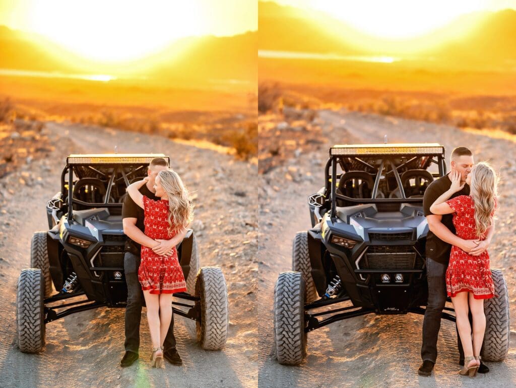 engagement session with polaris razr lake havasu city