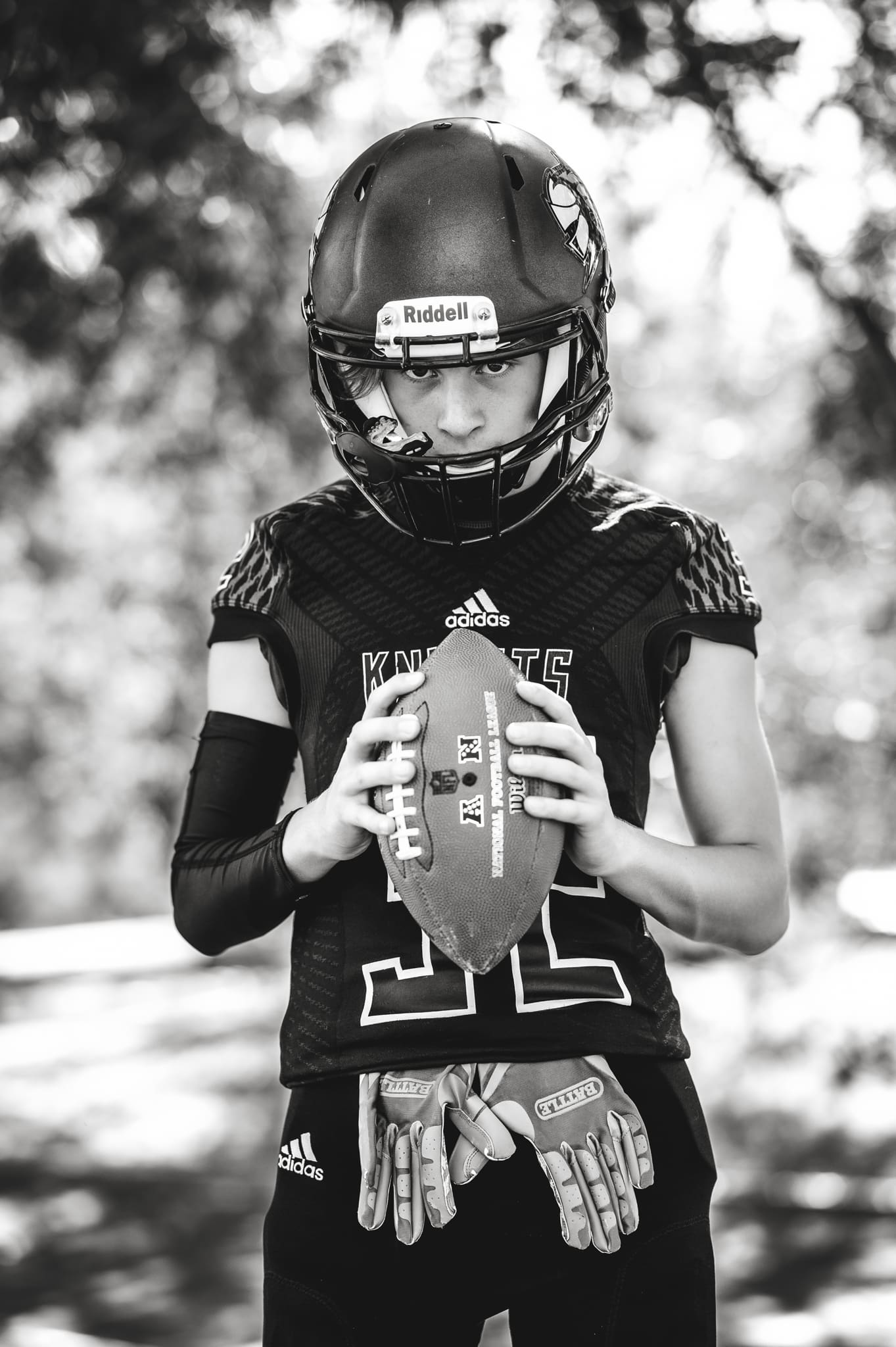 9th grade football portraits