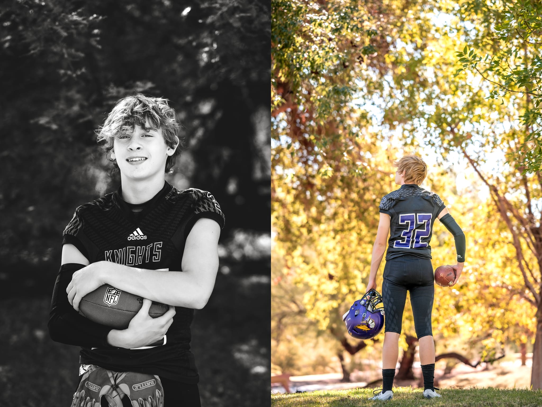 JV football portraits