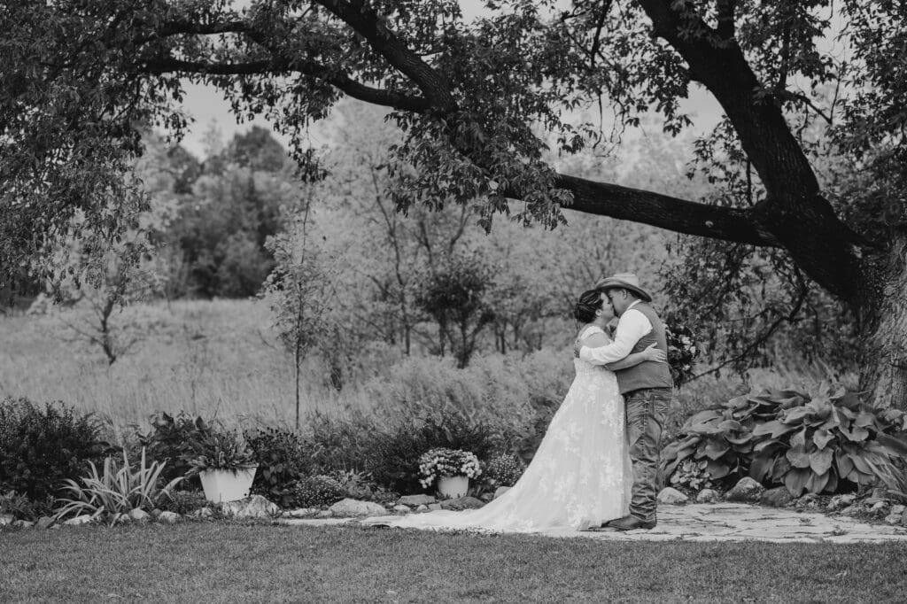 october fall wedding at elderberry manor in west bend