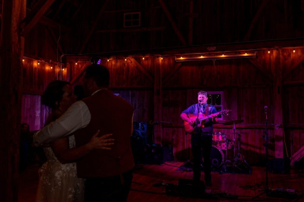 live country music at wedding reception myles wangerin band