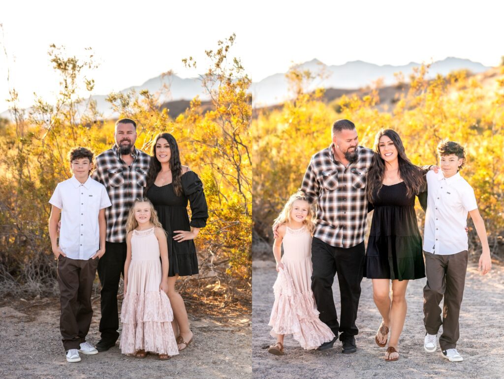 family of four surprise arizona family photographer