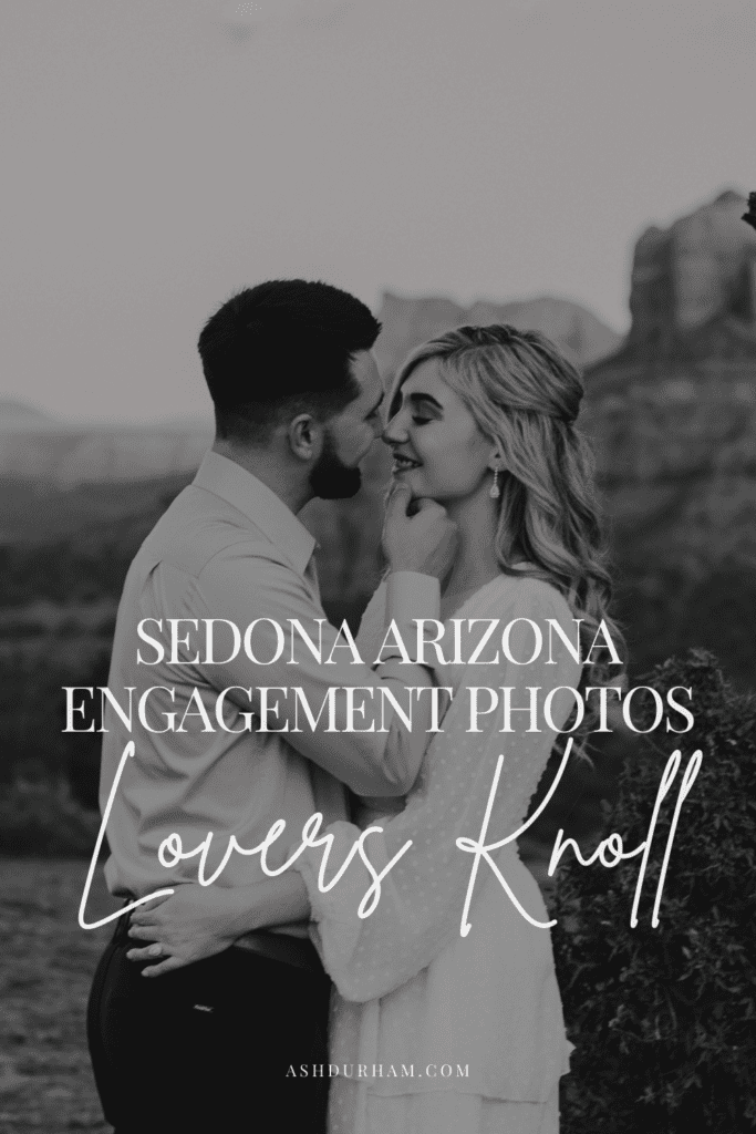 lovers knoll engagement photos in sedona