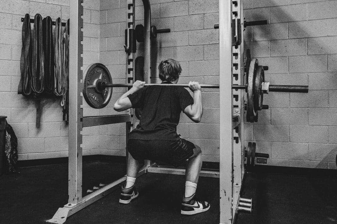 high school football weight lifting - phoenix football photographer ashley durham photography