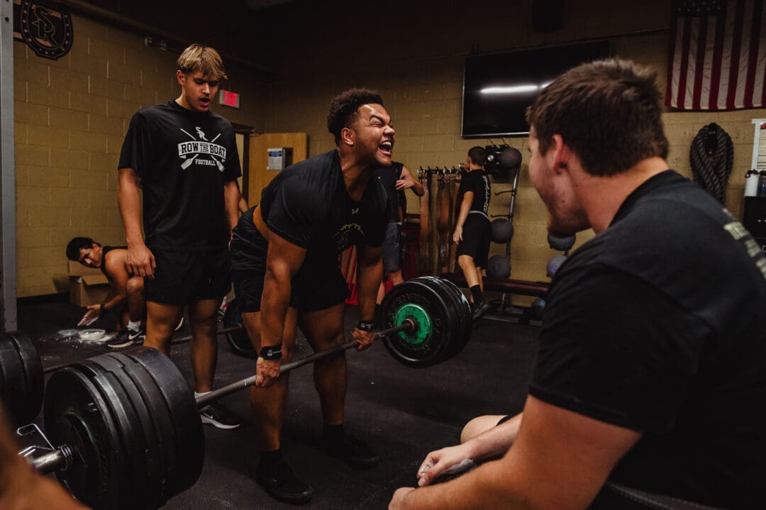 high school football weight lifting - phoenix football photographer ashley durham photography