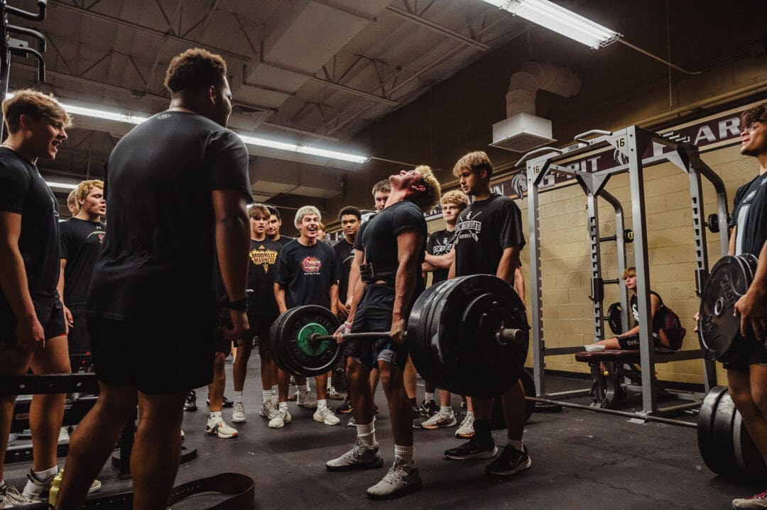 high school football weight lifting - phoenix football photographer ashley durham photography