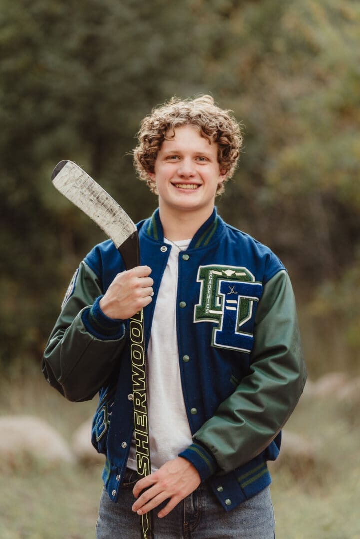 senior boy photo hockey player