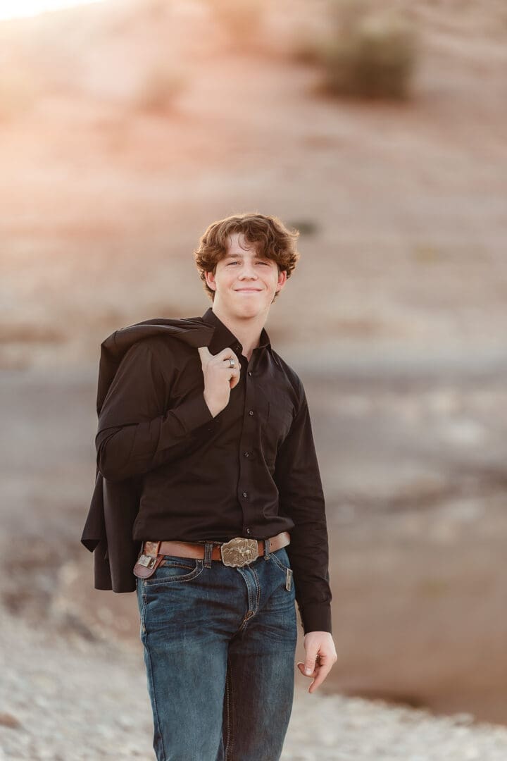 Morrison's Senior Session at Lake Pleasant in Arizona | Ashley Durham Photography, Phoenix Senior Photographer