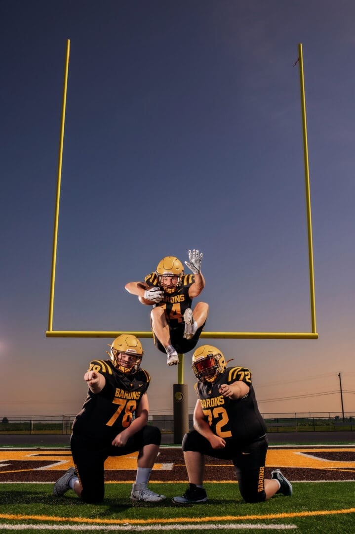 dramatic bold outdoor football sports portraits phoenix sportraits photographer Ashley Durham Photography